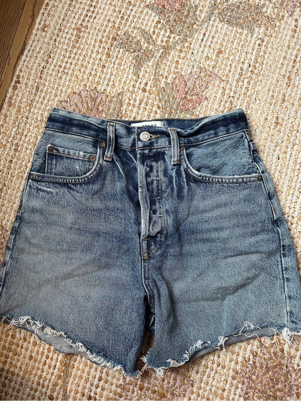 Agolde Riley Denim Shorts